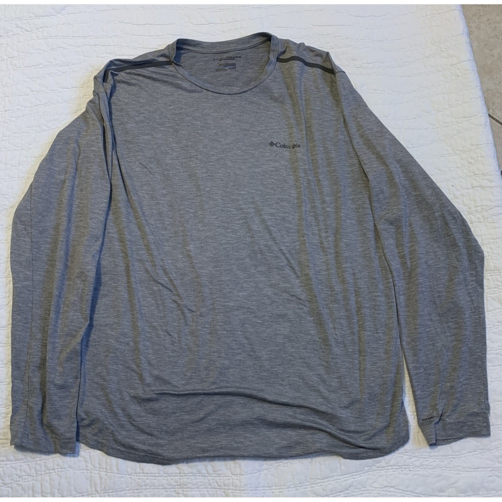 Columbia mens tech trail II long sleeve crew XXL